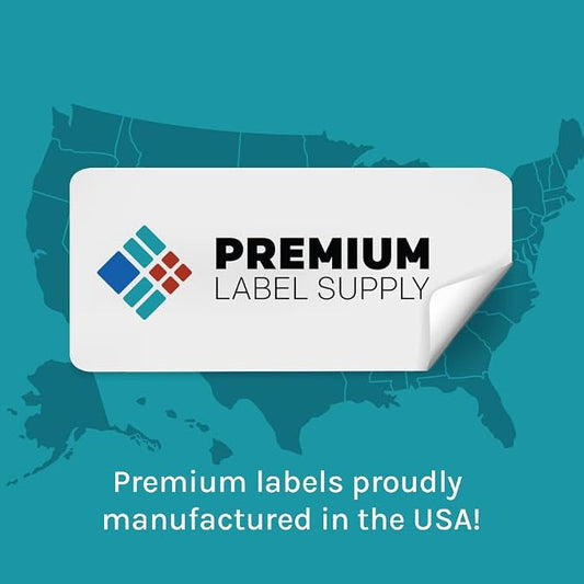 Premium Label Supply Waterproof Matte White Sticker Labels – 3.5" x 5" – Laser - Image 2
