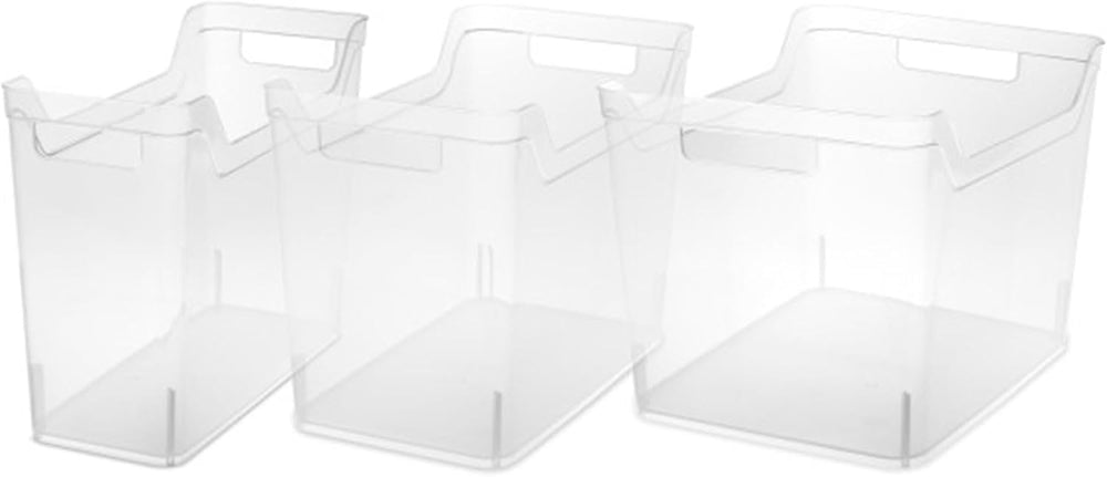 Sterilite Shelf Bin Organizing Plastic Container, Home Kitchen or Office Stor...