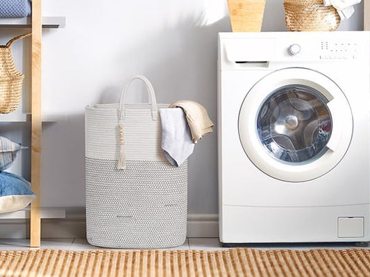 Woven Laundry Basket for Clothes, 80L Large Rectangle Laundry Hampers - Image 2