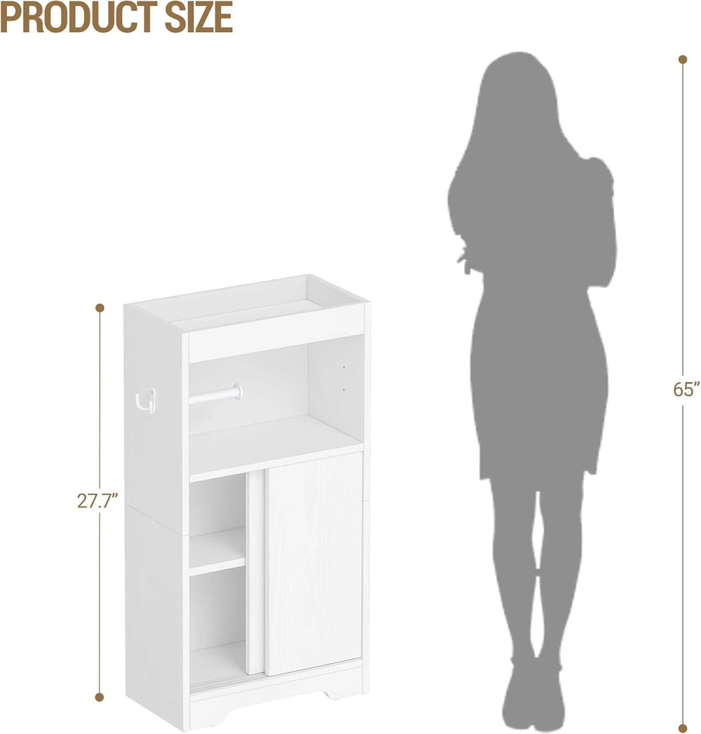 Hzuaneri Slim Bathroom Storage Cabinet, Toilet Paper Cabinet