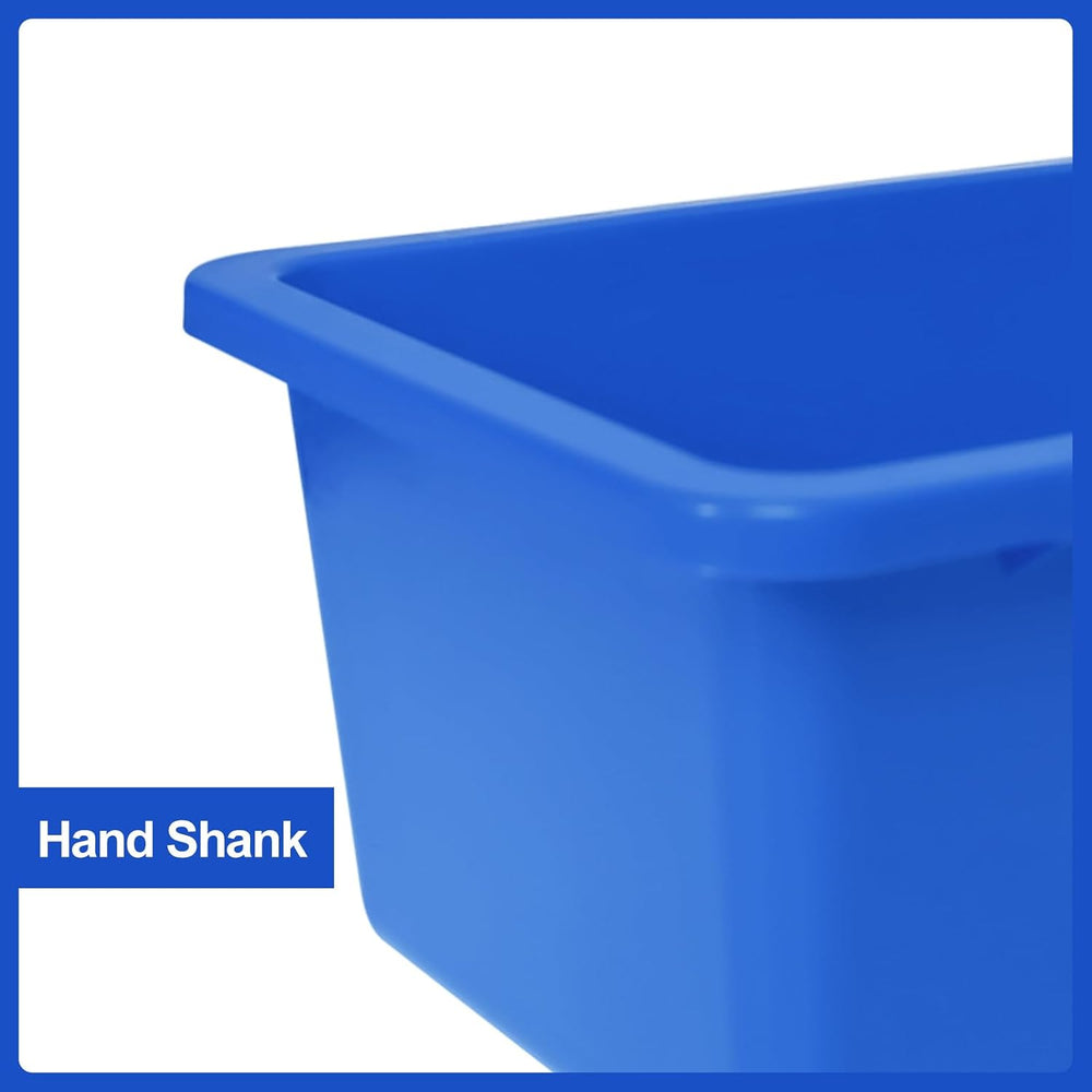 16 Pcs Plastic Cubby Storage Bins 8 Colors Home Organization Cubby Containers...