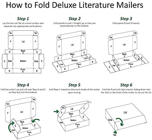 Boxes Fast BFMFL14142 Deluxe Literature Cardboard Mailers, 14 x 14 x 2 Inches...