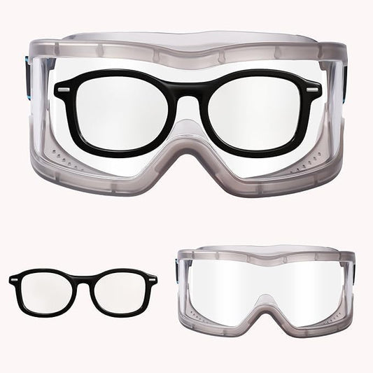Chemistry Lab Safety Goggles, that Fit Over Glasses, Scientific, Construction - Image 2