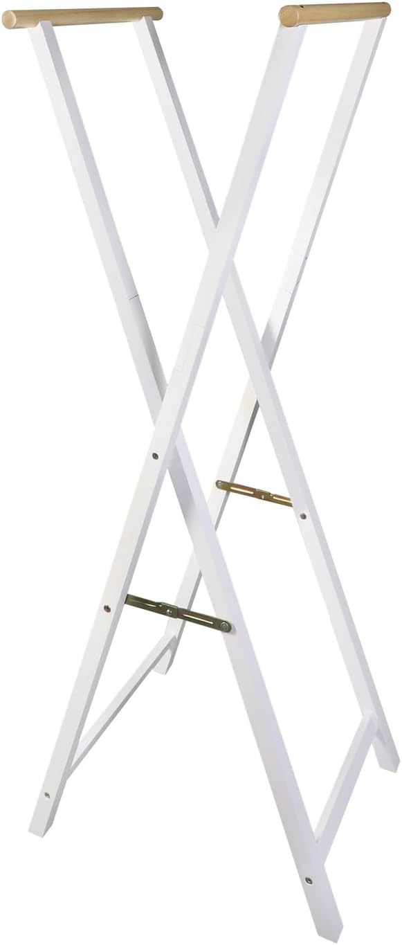 Casual Home Solid Wood Folding Clothing Garment Laundry Drying Rack, 20.5&quo...