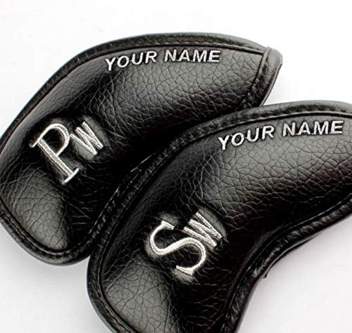 CRAFTSMAN GOLF 12pcs or 1pc Thick Synthetic Leather Golf Iron Head Covers Set - Image 2