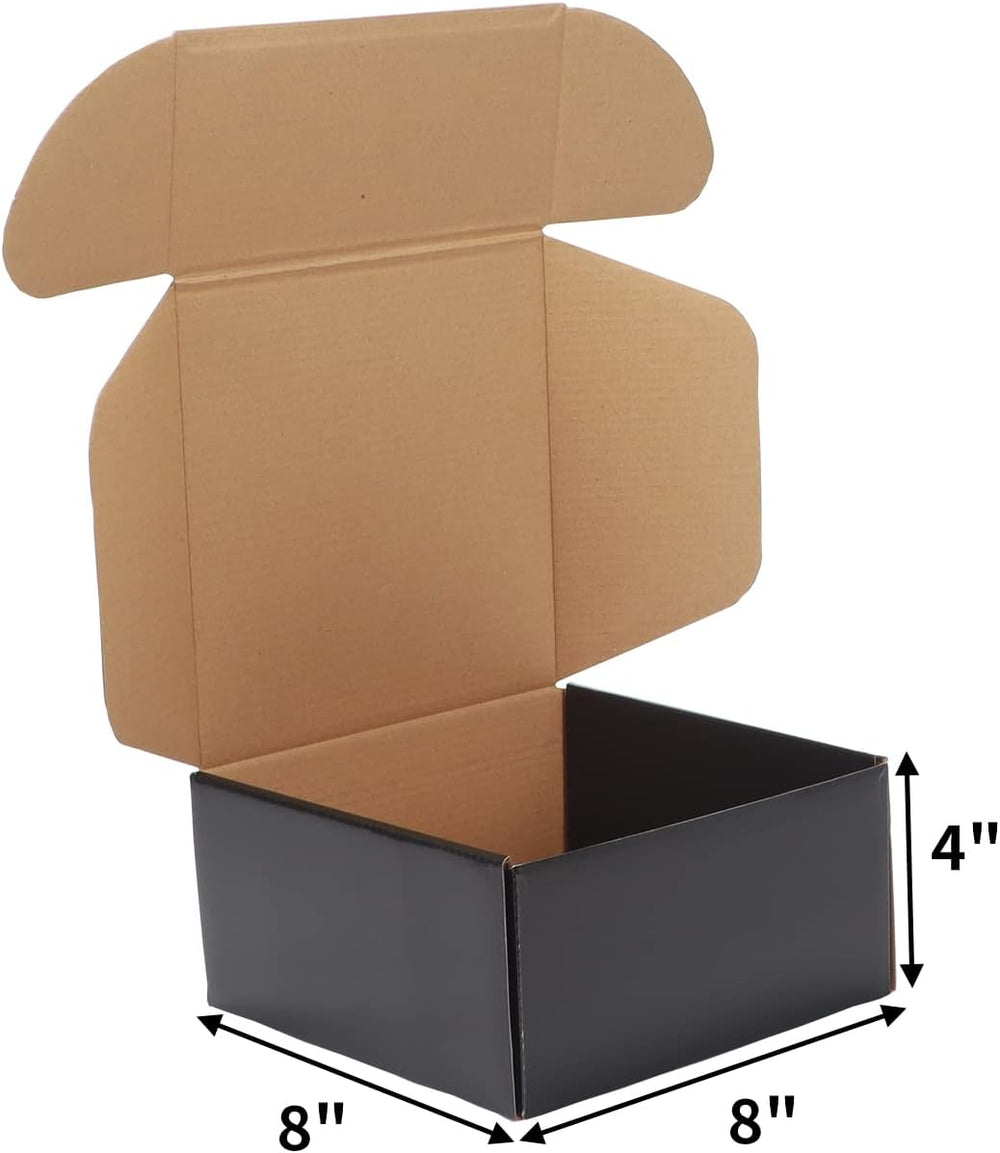 EXYGLO Shipping Cardboard Boxes for Small Business, Packing and Mailing, 8x8x...