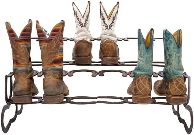 Horseshoe Boot Rack