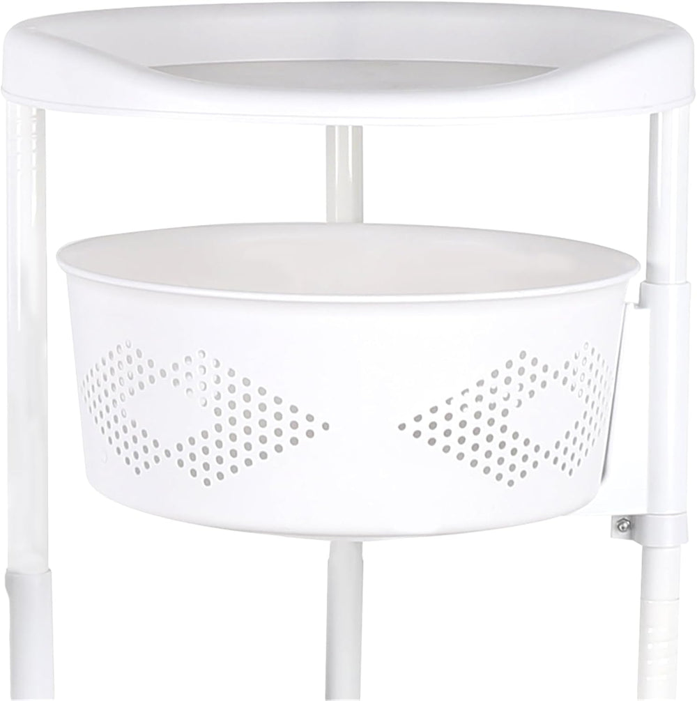 Rotating Storage Rack, 5-Tier Rotating Fruit Basket Racks For Kitchen, Movabl...