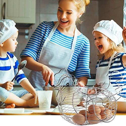 Chicken Shaped Egg Basket Fruit Storage Wire Basket for Home Kicthen