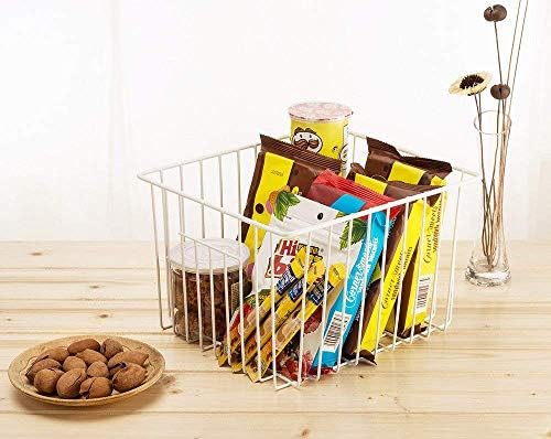 SANNO Freezer Baskets Freezer Wire Storage Basket, Organizer Food Storage Bin...