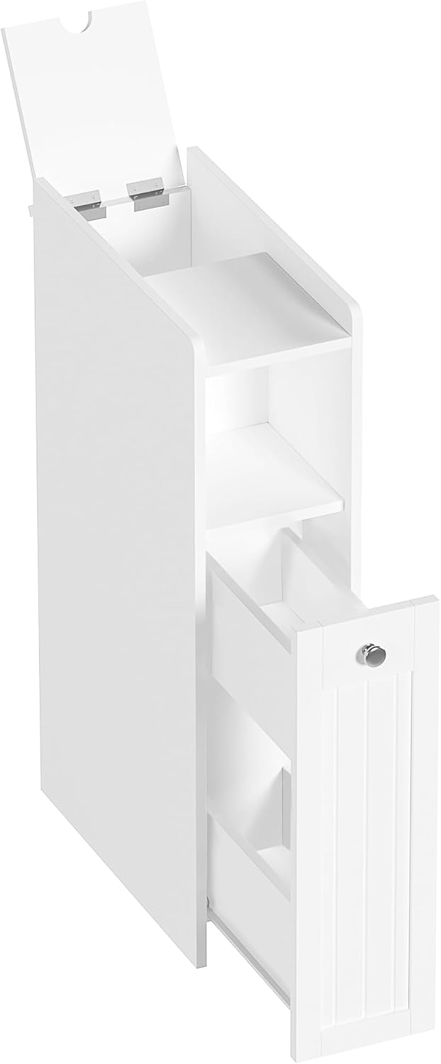 ChooChoo Slim Bathroom Storage Cabinet with Slide Out Drawers
