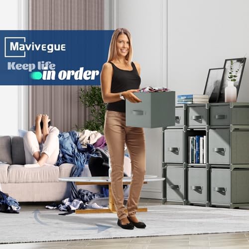 Mavivegue 9 Cube Storage Organizer, Closet Organizers and Storage, Cube Stora...