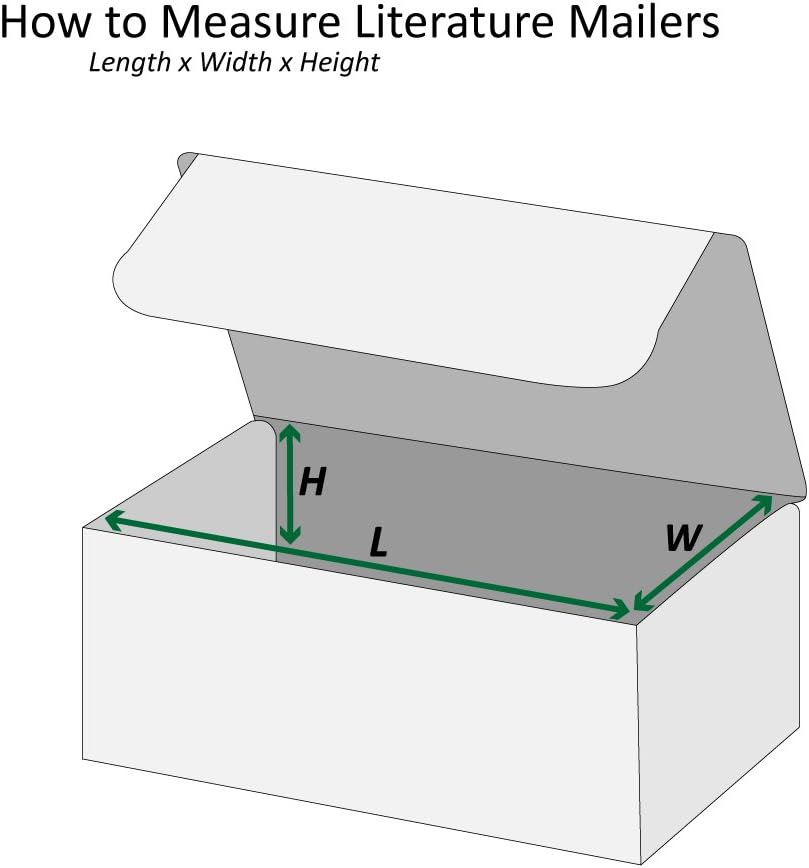 Boxes Fast BFM1295 Corrugated Cardboard Literature Mailers, 12 1/8 x 9 1/4 x ...