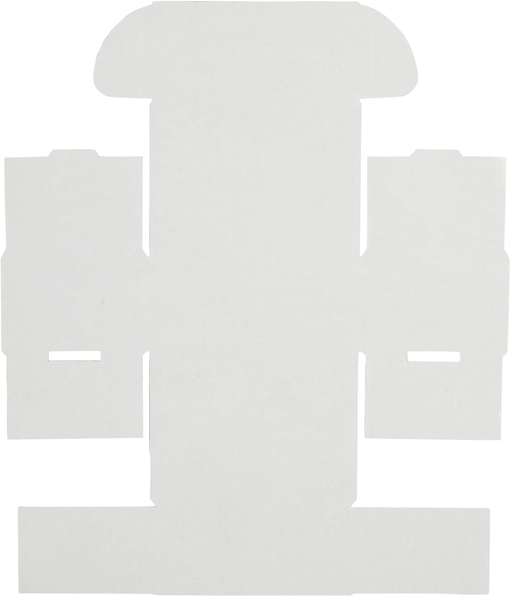 Stockroom Plus Mailing Box - 100 Pack, White, 4 x 3 x 2 Inch Corrugated Cardb...