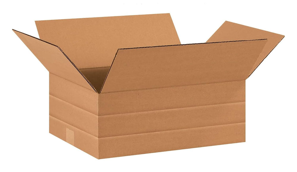 BOX USA Moving Boxes Large 16"L x 12"W x 6"H 25-Pack - Corruga...