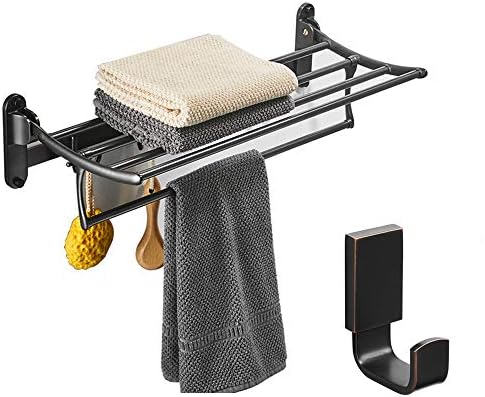 BESy Adhesive Brass Clothes Hook Single Towel Hook for Bathroom Kitchen Garag...