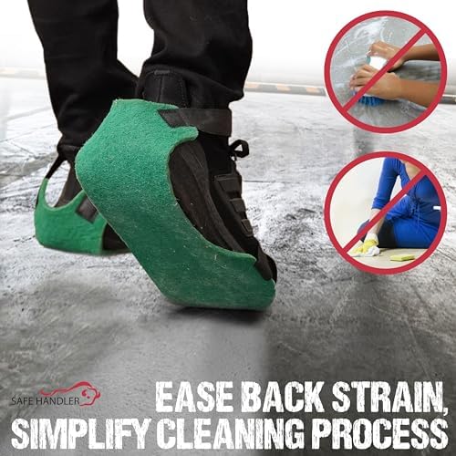 SAFE HANDLER Washable Shoe Scrubber for Floor Cleaning, Slip-Resistant, Easil...