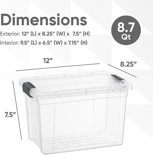 Superio Clear Storage Boxes - Image 2