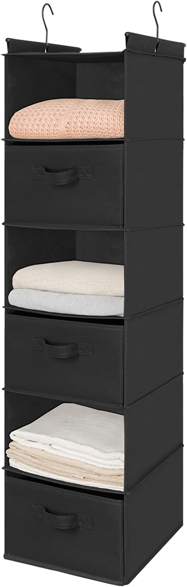 MAX Houser 6 Tier Shelf Hanging Closet Organizer, Closet Hanging Shelf - Image 7