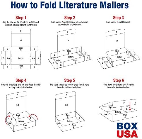 BOX USA BM10104 10"L x 10"W x 4"H, White (Pack of 50)