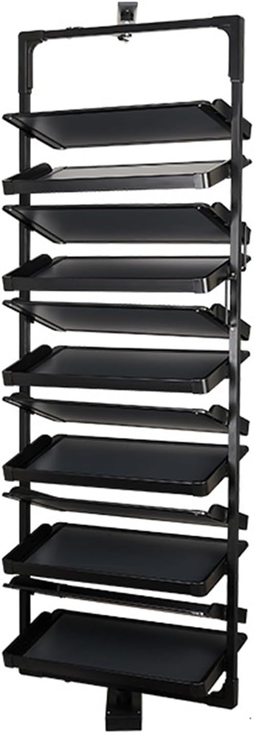 Shoe Rack 360°Rotating Pull-Out Organizer for Closet Shoe Cabinet,Adjustable ...