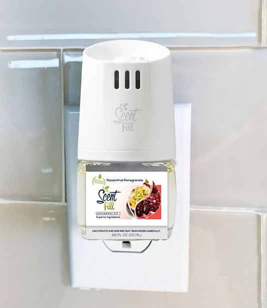 Scent Fill Passionfruit Pomegranate Plug in Air Freshener, 4 Scented Oil Refills - Image 2