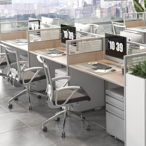 Dripex 3 Drawer Metal Rolling File Cabinet Under Desk Filing Cabinet Grey