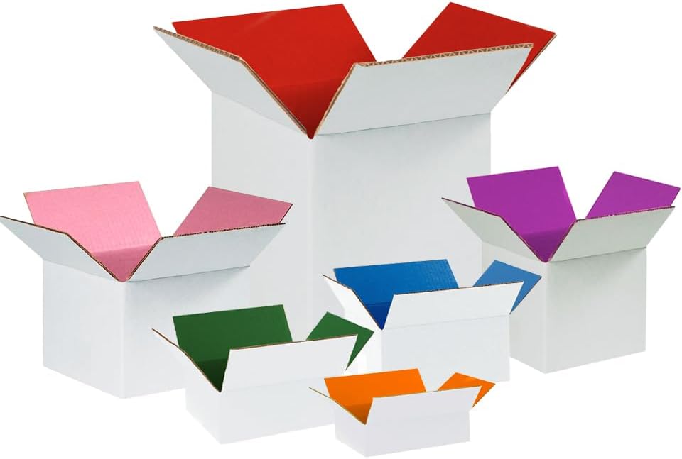 Ucanpack Corrugated Mailer Box 25 Pcs, Made In USA, White Boxes For Packaging...