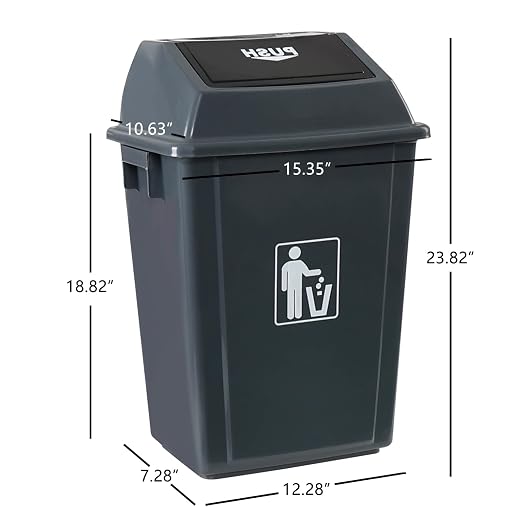 Morcte 4-Pack 13 Gallon Kitchen Trash Can - Image 2