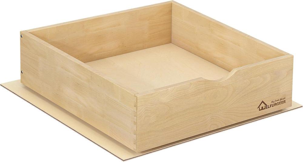 WelFurGeer Soft Close Pull Out Drawer for Kitchen Cabinets, 20" W x 21&q...
