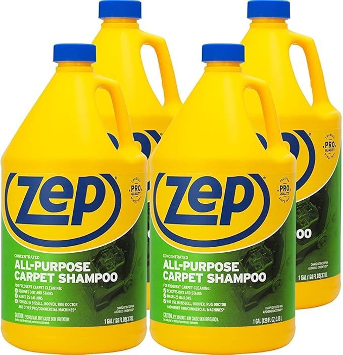 ZEP All-Purpose Carpet Shampoo Concentrate 128 ounce ZUCEC128 - Image 9