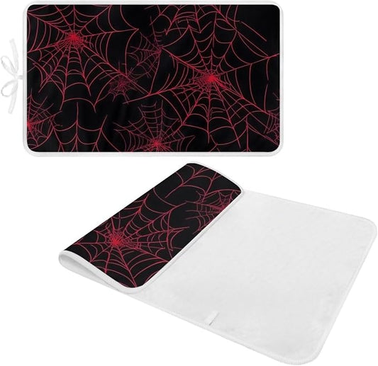 Ironing Mat Red Spider Web Portable Ironing Pad Blanket - Image 2