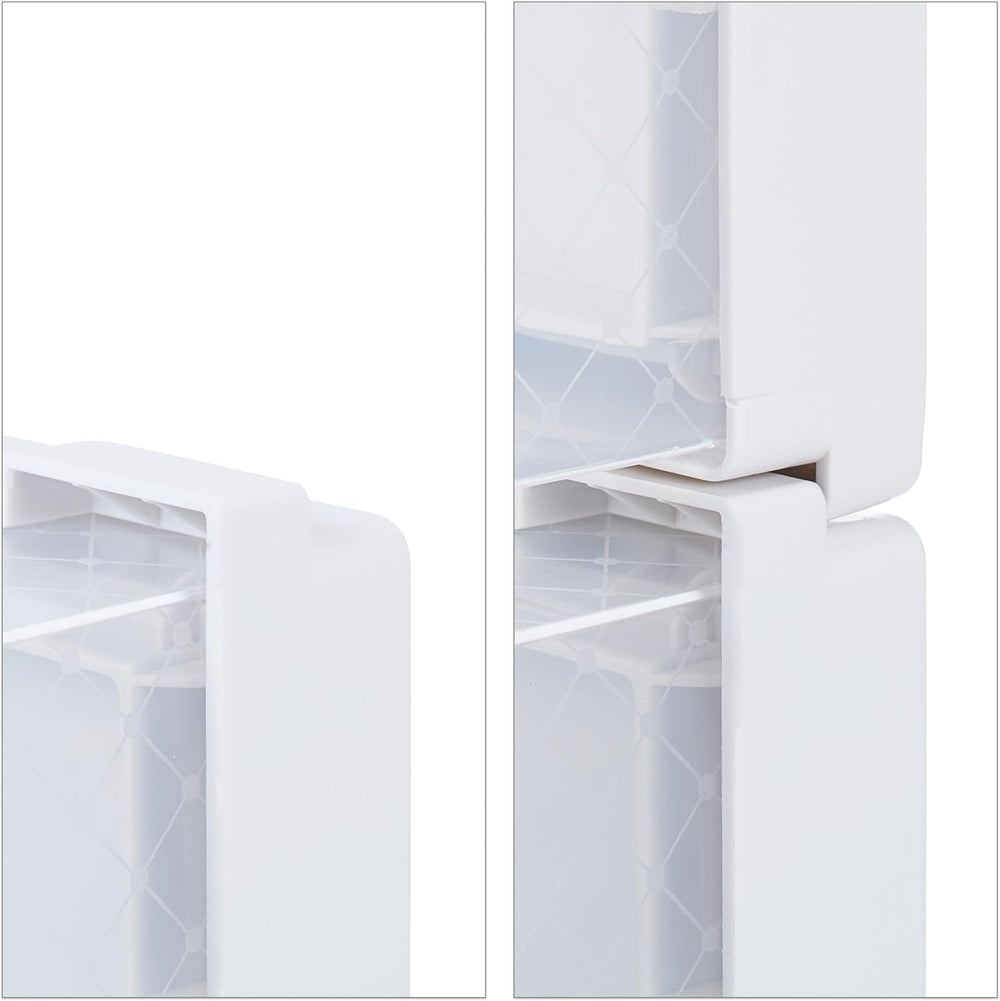 Relaxdays Shoe Boxes 12 Pack, 19.5 x 25 x 35 cm