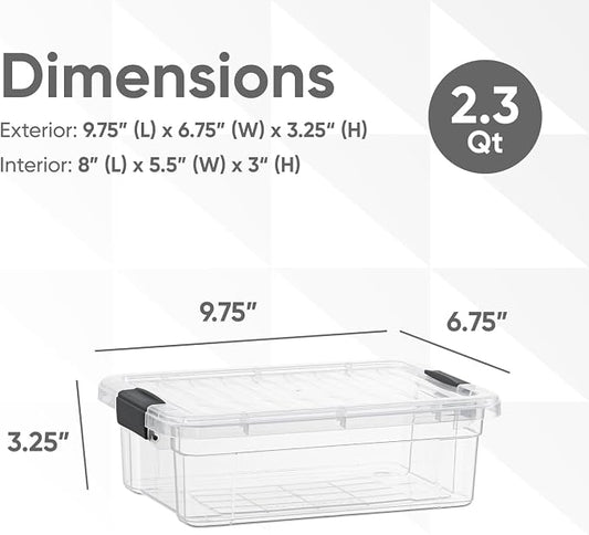 Superio Clear Storage Boxes - Image 2