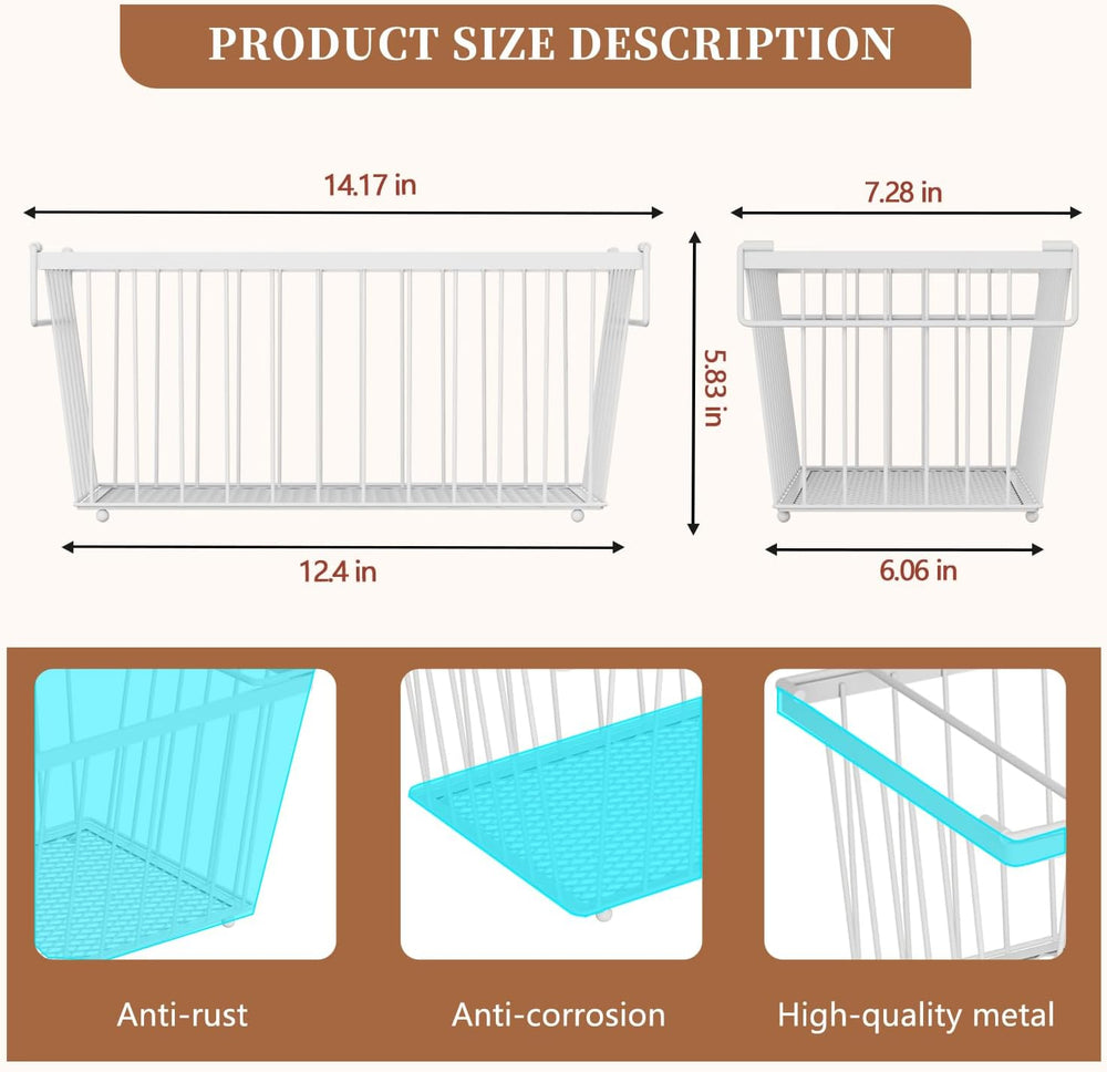 Enhanced Leak-Proof Bottom - Freezer Organizer Bins ,8 Pack Stackable Deep Fr...