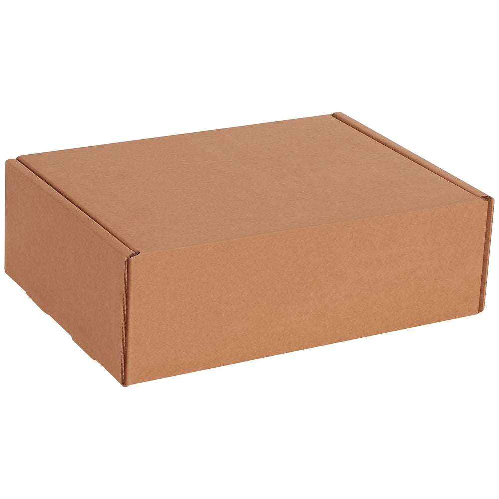 BOX USA Kraft Deluxe Literature Corrugated Cardboard Mailing Boxes, 9" x...