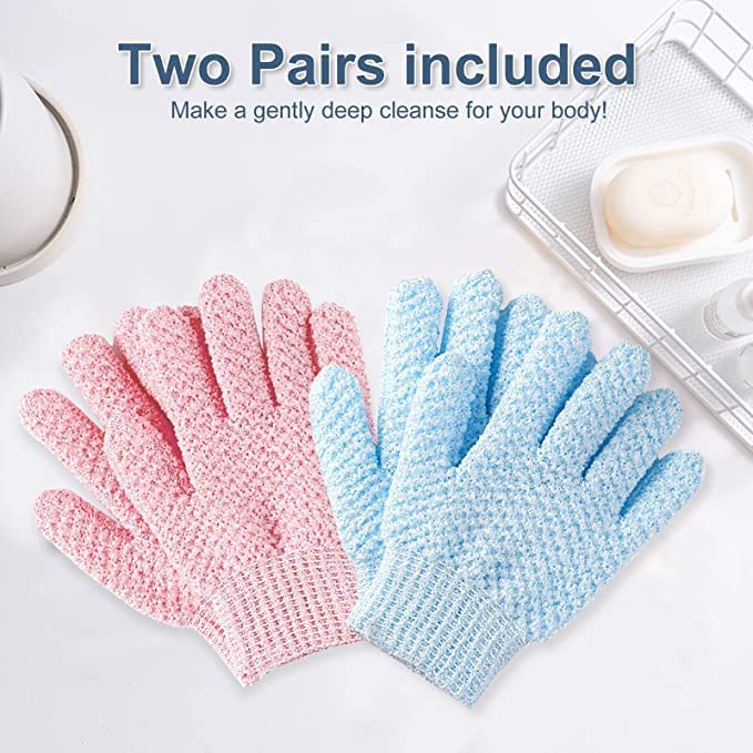 Yiclick Heavy Exfoliating Gloves, Exfoliating Body Scrubber - Image 7
