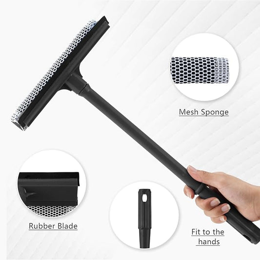 15.9" Window Squeegee for Car, 2 in 1 Window Cleaner - Image 2