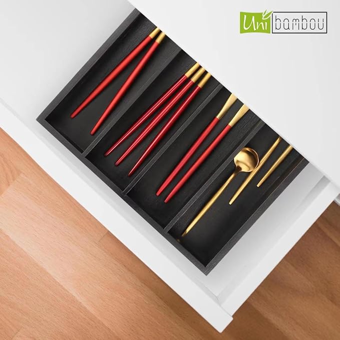 Bamboo Kitchen Drawer Organizer - Image 7
