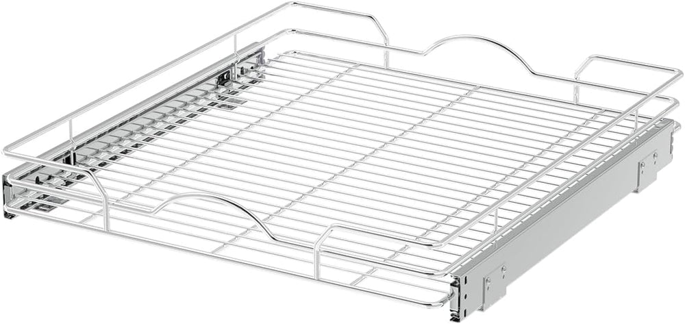 OCG Pull Out Cabinet Organizer 2 Pack (18" W x 21" D), Pull out She...