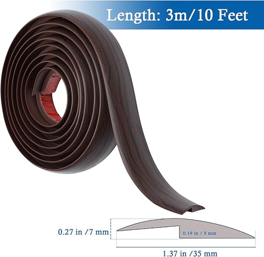 Floor Transition Strip Self Adhesive Carpet & Flooring Transitions Edging Trim - Image 2