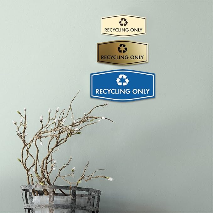 Fancy Recycling Only Sign - Image 5
