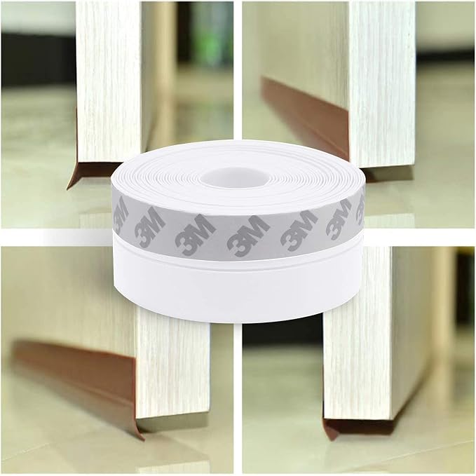 TAROSE Weather Stripping, 16.5 Feet Silicone Door Seal Strip - Image 8