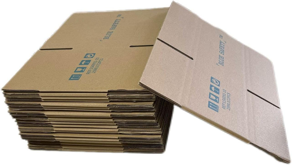 Shipping Boxes Mailers 8x5x6 inches, Corrugated Cardboard, Small Packing Kraf...