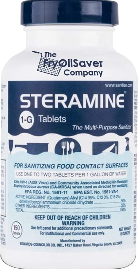 4 Bottles Steramine Sanitizer Tablets - Image 6