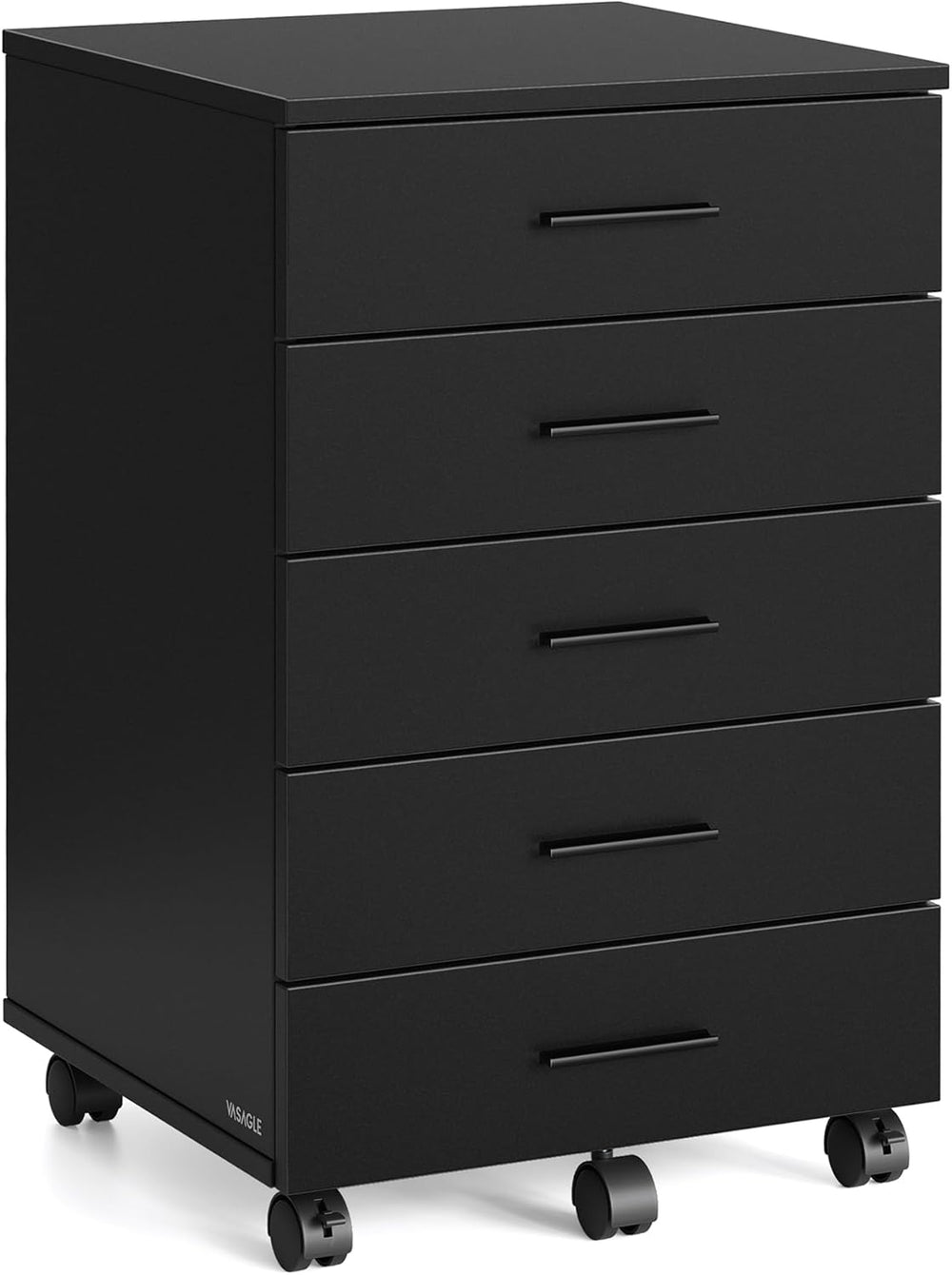 VASAGLE File Cabinet, Mobile Pedestal Filing Cabinet with Wheels