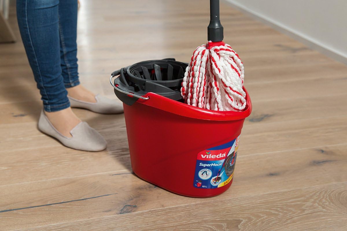 Vileda SuperMocio Microfiber and Power Mop System, 492g