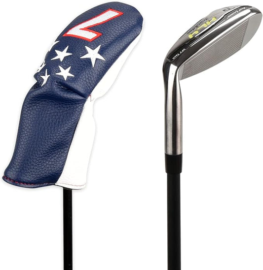 Blue and White Stars Hybrid Iron Head Covers - Image 2