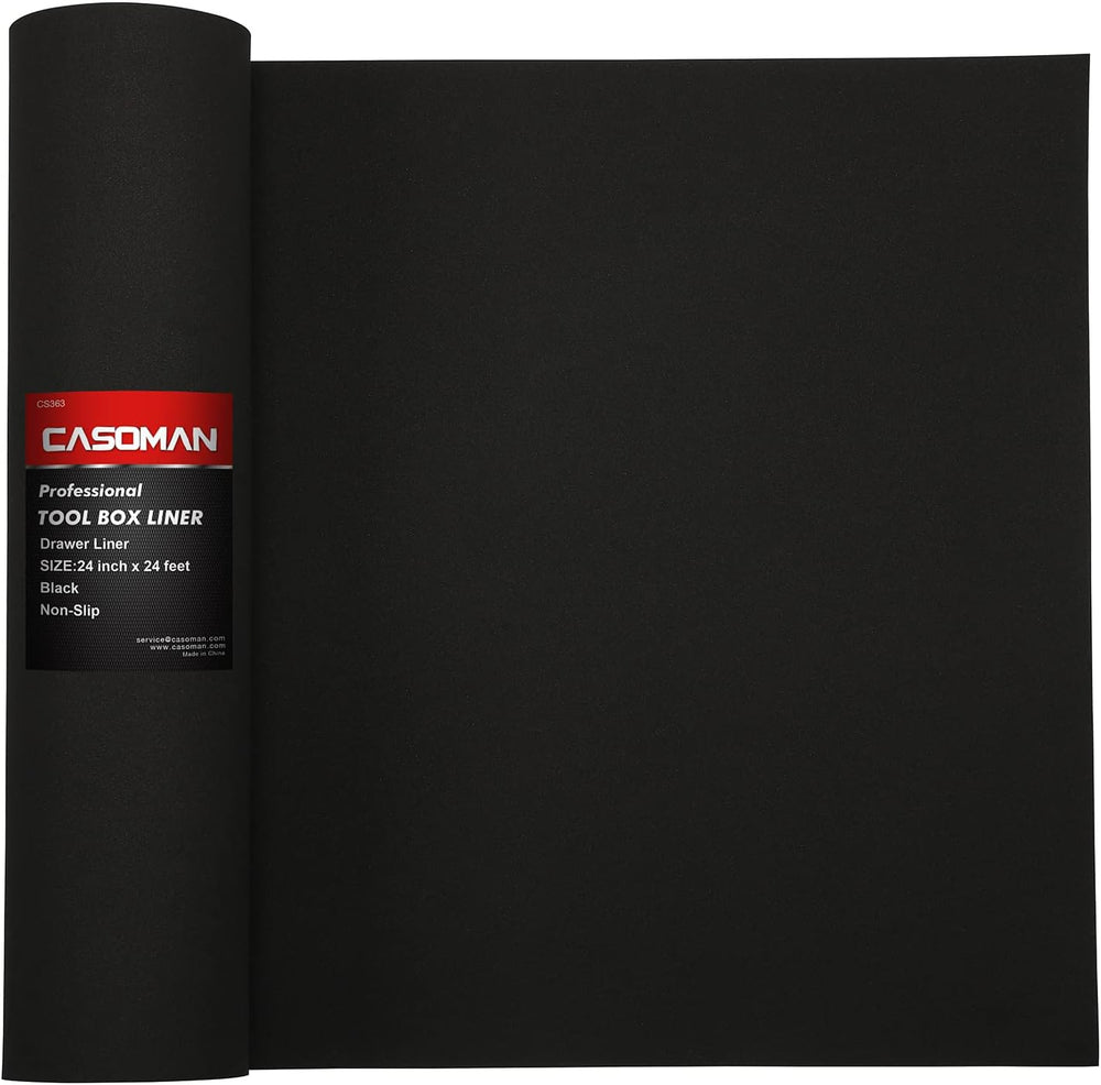 CASOMAN Professional Tool Box Liner and Drawer Liner - 24 inch (Wide) x 24 fe...