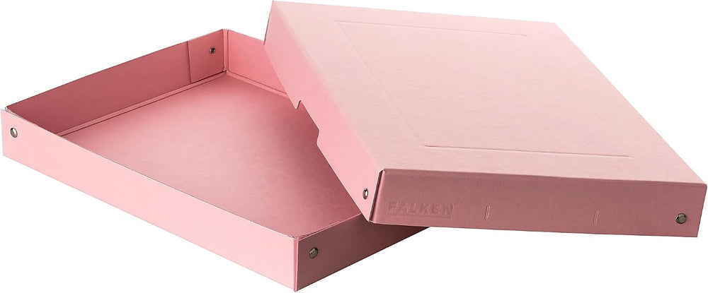 FALKEN Original PureBox Pastel, Made in Germany, 40 mm high, DIN A4, pink, st...
